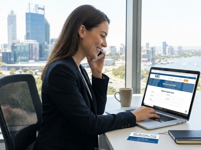 Contact KBC Services Perth commercial cleaning enquiry