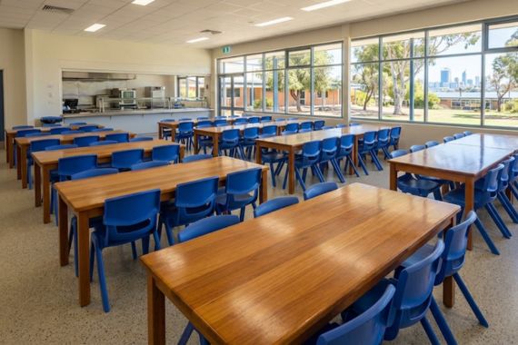 School cafeteria kitchen cleaning Perth