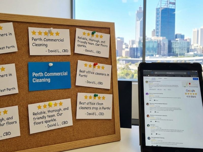 Testimonials reviews Perth cleaning client feedback